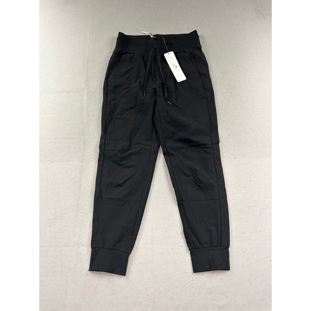 CZY Yoga Black Casual Joggers Athletic Pants with Drawstring Waist